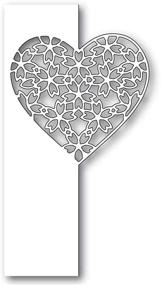 img 1 attached to Flower Lace Love Metal Die Cuts: Cherry Blossoms Heart Border Cutting Dies for DIY Invitations, Scrapbooking, and Card Making