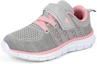 👟 breathable athletic shoes for toddler boys and girls - cute fashionable casual sports sneakers ideal for running logo