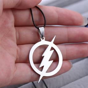 img 1 attached to RINHOO FRIENDSHIP Stainless Necklace Superhero Boys' Jewelry