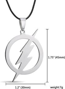 img 3 attached to RINHOO FRIENDSHIP Stainless Necklace Superhero Boys' Jewelry