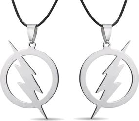 img 4 attached to RINHOO FRIENDSHIP Stainless Necklace Superhero Boys' Jewelry