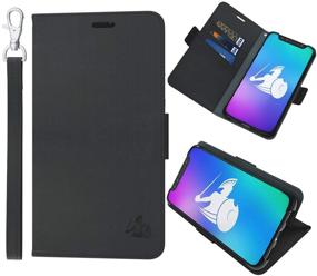 img 4 attached to 📱 DefenderShield iPhone 8/7 / 6 / SE 2020 EMF & 5G Protection Case - Magnetic Shield & RFID Wallet w/ Wrist Strap