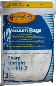 img 1 attached to 🧹 High-Quality EnviroCare Replacement Micro Filtration Vacuum Bags for Sharp PU-2 Uprights - Pack of 6