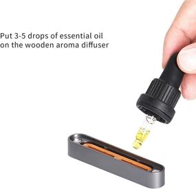 img 1 attached to Blackoner Car Vent Clip Air Freshener with Essential Oil Diffuser, Long Lasting Auto Scent, 6 Refills, Odor Eliminator & Decorative Car Freshener