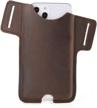 gentlestache leather cell phone holster for belt cell phones & accessories logo