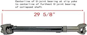 img 2 attached to 🛠️ CRS N97795 передняя ведущая валовая сборка для Grand Cherokee 1996-1998 - Длина: примерно 29 5/8 дюймов