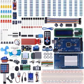 img 4 attached to UNIROI Mega 2560 Project Ultimate Starter Kit - Arduino IDE Compatible + Tutorial, Controller Board, LCD 1602, Servo, Stepper Motor (242 Items)