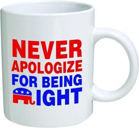 img 1 attached to 🐘 Republican Apologize Funny Mug - Hilarious 11OZ Mug for GOP Supporters