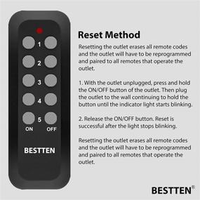 img 1 attached to BESTTEN Wireless Controller Compatible Self Learning