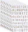 8 sheets self adhesive vinyl letters numbers kit hardware logo