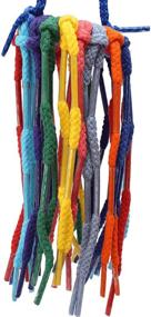 img 1 attached to 🦜 Colorful Chew Pull Parrot Toy Set - Aglet Cotton Bonka Bird Toys for Parrotlet, Quaker, Budgie, Finch, Macaw, Cockatoo