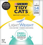 💩 purina tidy cats lightweight free & clean: the ultimate clumping cat litter solution logo