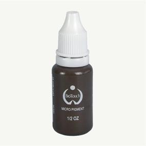 img 1 attached to 🎨 Biotouch Microblading Supplies: 15ml Chocolate Brown Pigment Color for Permanent Makeup, Eyebrow Shading, Lip & Eyeliner Tattoo Ink - Best for Micropigmentation, Feathering, Hair Stroke - Large Bottle