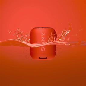 img 2 attached to Красный беспроводной водонепроницаемый динамик Sony Extra Bass - компактный, портативный