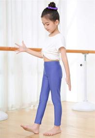 img 1 attached to 👖 Stretchy Length Legging Girls' Clothing and Leggings by Speerise