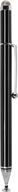 🖋️ ampen 2-in-1 stylus: high precision disk & touchscreen pen - black logo