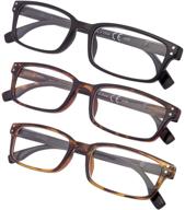 👓 timeless style and superior comfort: classical reading glasses with spring-hinges logo