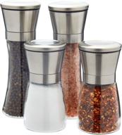 refillable pepper grinder stainless holders logo