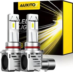 img 4 attached to 🔦 AUXITO 9005 LED Headlight Bulbs - 12000LM Per Set, 6500K Xenon White, Mini Size HB3, Wireless Headlight Bulb (Pack of 2)