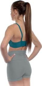 img 2 attached to 🩳 B Dancewear High Waisted Dance Shorts for Women in Adult Sizes