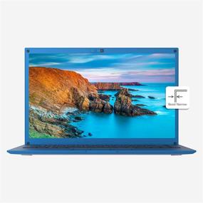 img 1 attached to VUCATIMES ноутбук на Windows 10 дюймов 14" - полнофункциональный ноутбук с Full HD IPS дисплеем, двухъядерным процессором Intel, 6 ГБ оперативной памяти, 128 ГБ SSD, AC WiFi, числовой клавиатурой, Mini HDMI, цвет - кобальтовый синий (2 ядра)