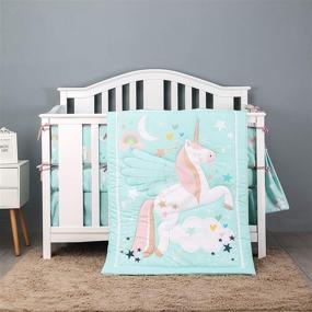 img 1 attached to FlySheep Unicorn Bedding Princess Comforter