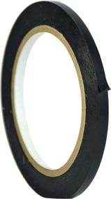 img 4 attached to 🎯 WOD VTC365 Black Vinyl Pinstriping Tape - 1/4 inch x 36 yds. for School Gym Floor Marking, Craft Projects, Arcade1Up Stripping, Vehicles, and More