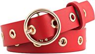 uxcell grommet studded single leather women's accessories in belts logo