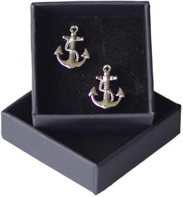 img 1 attached to 🚢 Anchor Cufflinks Gift Box by Salutto