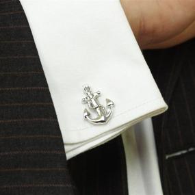 img 2 attached to 🚢 Anchor Cufflinks Gift Box by Salutto