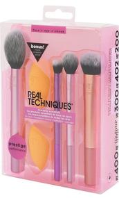 img 2 attached to 💄 Real Techniques 6 Piece Makeup Brush Set with 2 Sponge Blenders - Perfect for Eyeshadow, Foundation, Blush, and Concealer Application