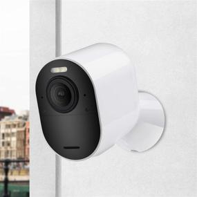 img 1 attached to 🔧 Versatile 2-Pack Magnetic Wall Mount for Arlo Ultra/Ultra 2 & Arlo Pro 3/Pro 4 - White (Indoor/Outdoor) - NOT Compatible with Arlo Essential Spotlight