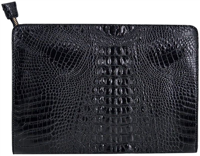 van caro oversized crocodile envelope 로고