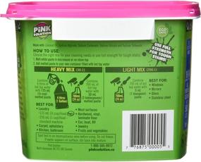 img 3 attached to 🌸 Pink Solution Clean: Concentrated Natural All-Purpose Cleaner for Glass, Floors, Carpets & Stainless Steel - Pet and Baby-Safe, Non-Toxic, Unscented (64Oz)