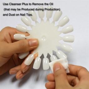 img 1 attached to 🌻 Sunflower False Nail Flower Wheel - 10 Pack of Nails Art Tools in 18 Color Card Display Board Template