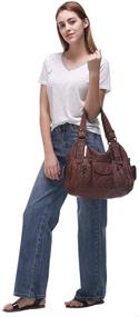 img 2 attached to LL LOPPOP Purses Leather Handbag Women's Handbags & Wallets for Hobo Bags