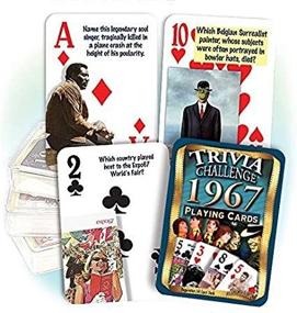 img 3 attached to Flickback 1967 Trivia Playing Cards: The Perfect 1967 Birthday Gift for Trivia Lovers!