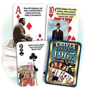 img 2 attached to Flickback 1967 Trivia Playing Cards: The Perfect 1967 Birthday Gift for Trivia Lovers!