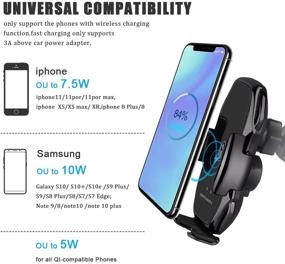 img 3 attached to 🔌 Ultimate Convenience: Touch-Sensing Automatic Retractable Clip Wireless Charger for iPhone Xs Max/XR/X/8/8Plus, Samsung S9/S8/Note 8 - Fast Charging Compatible