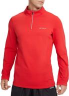 stay cool and stylish with hotsuit's pullover quarter running lightweight men's clothing logo
