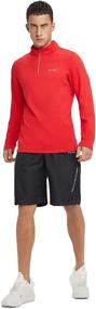 img 3 attached to Stay Cool and Stylish with HOTSUIT's Pullover Quarter Running Lightweight Men's Clothing