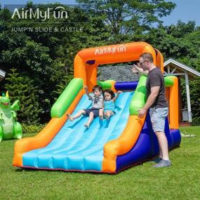 img 2 attached to 🎪 AirMyFun Inflatable Jumping Bouncer: Ultimate Outdoor Sporting Fun!