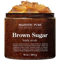 🍯 cellulite and exfoliation brown sugar body scrub - natural, reduces appearance of cellulite, stretch marks, acne, varicose veins - 10 ounces logo