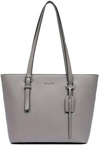 img 4 attached to 👜 Stylish WESTBRONCO Leather Handbags: Women's Designer Shoulder Handbags & Wallets