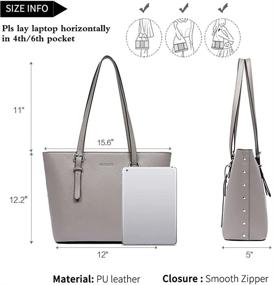 img 2 attached to 👜 Stylish WESTBRONCO Leather Handbags: Women's Designer Shoulder Handbags & Wallets