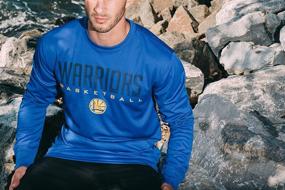 img 2 attached to 🏀 NBA Warriors T Shirt Athletic X Large: Get Your Game On in Comfort!