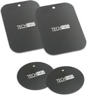 🧲 enhanced techmatte maggrip metal plate replacement set for universal magnetic car mount logo