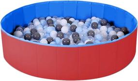 img 4 attached to 🎉 Ultimate Fun and Safety with Akoasm Waterproof Ball Pit for Toddlers