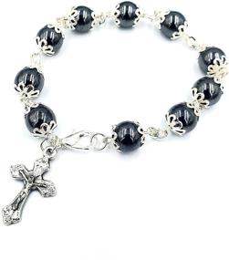 img 2 attached to 📿 Handcrafted Zuluf Jesus Bracelet: Customizable Christian Gift, Ideal for Both Men and Women