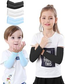 img 4 attached to 🔥 Stay Warm and Protected: Newbyinn Sleeves for Toddlers - Ideal Tricycles, Scooters & Wagons Bike Accessories